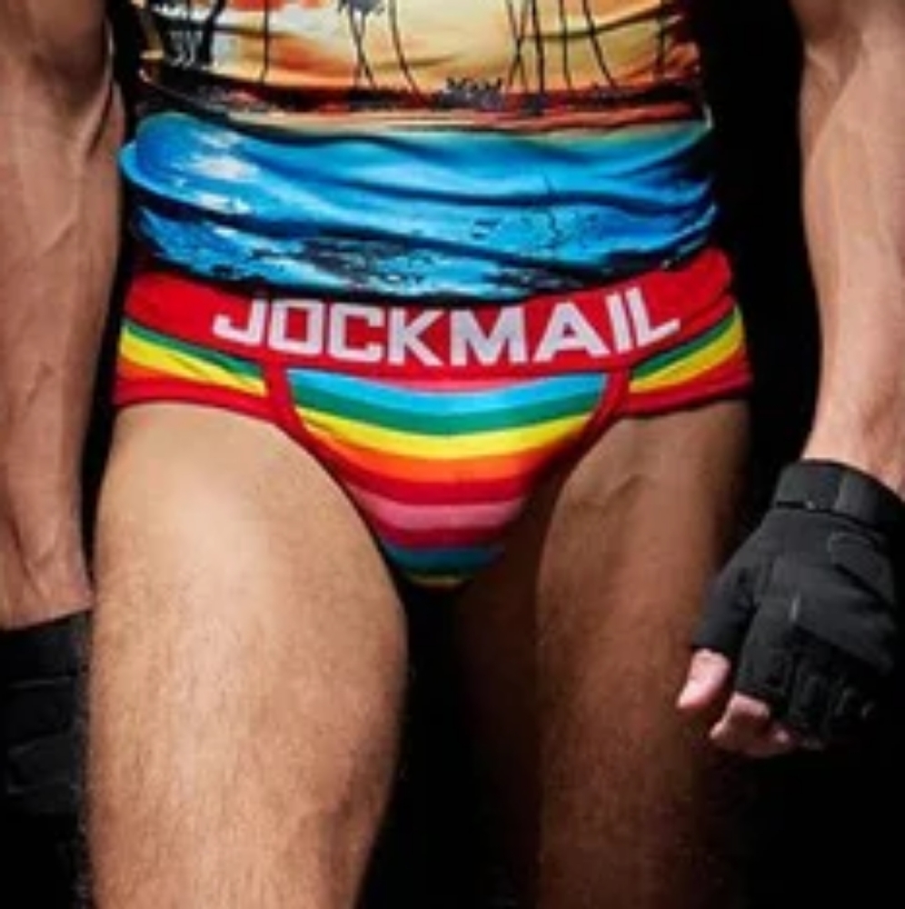 Jockmail Men's Striped Brief Underwear New Size XL